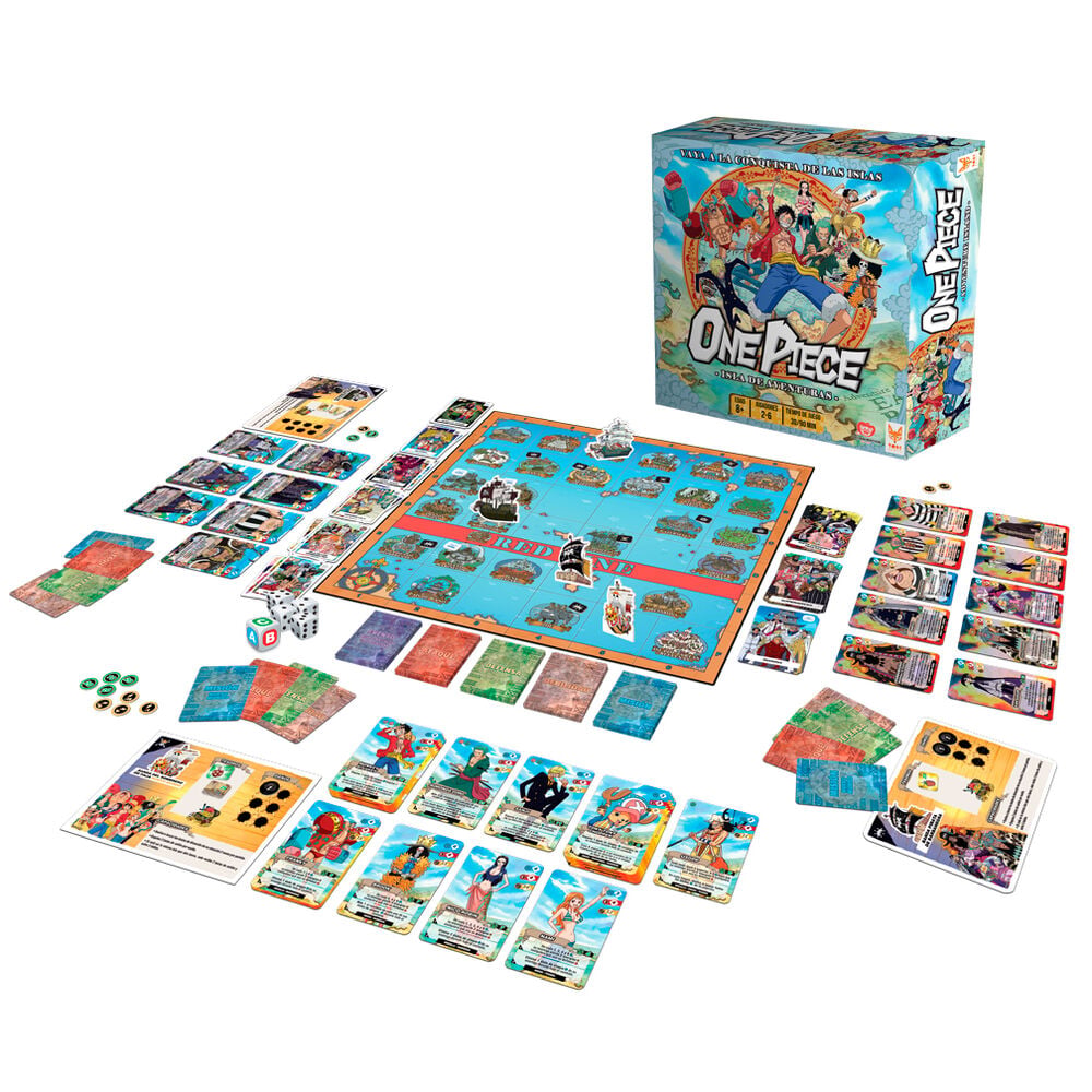 Juego de mesa Isla de Aventuras One Piece español - imagen 7