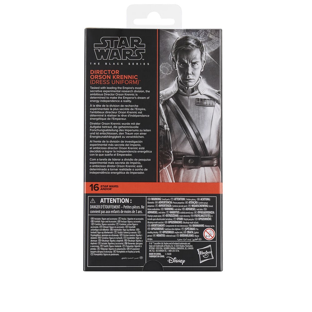 Figura Director Orson Krennic Dress Uniform Andor Star Wars 15cm - imagen 9