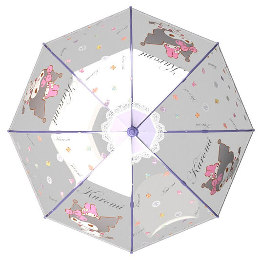 Paraguas burbuja manual Kuromi Hello Kitty 48cm - imagen 2