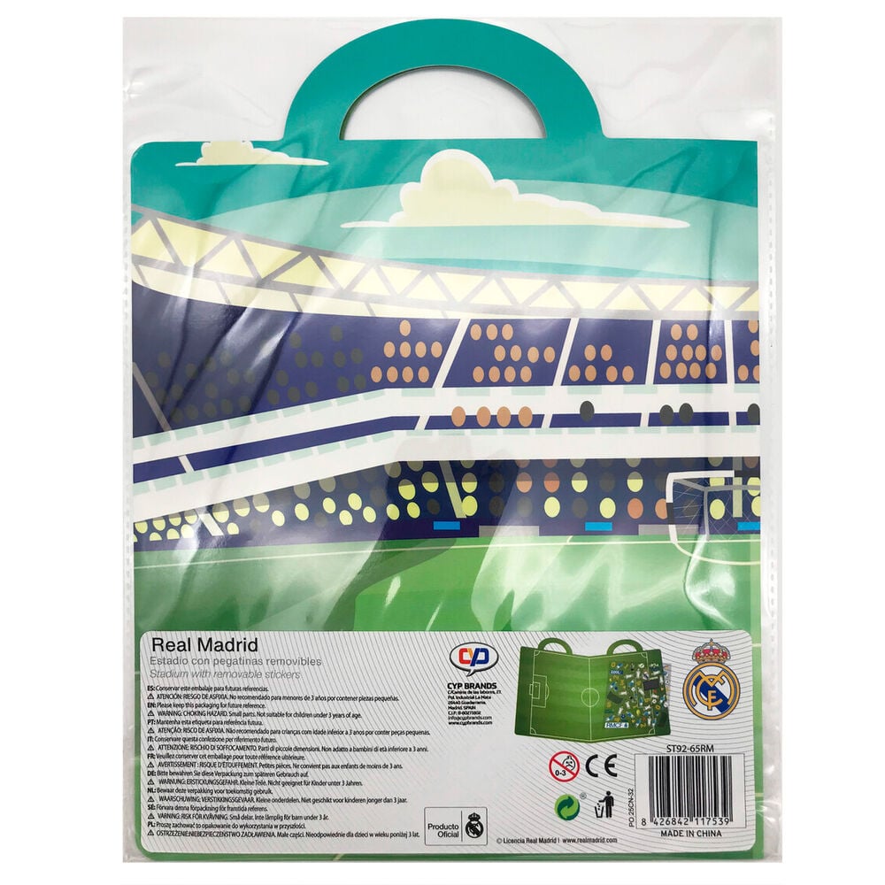 Libro de Pegatinas Reutilizables 3D Estadio Real Madrid - imagen 2