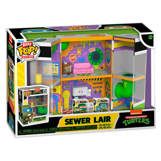 Figura Bitty POP Boxes Tortugas Ninja Sewer Lair - imagen 2