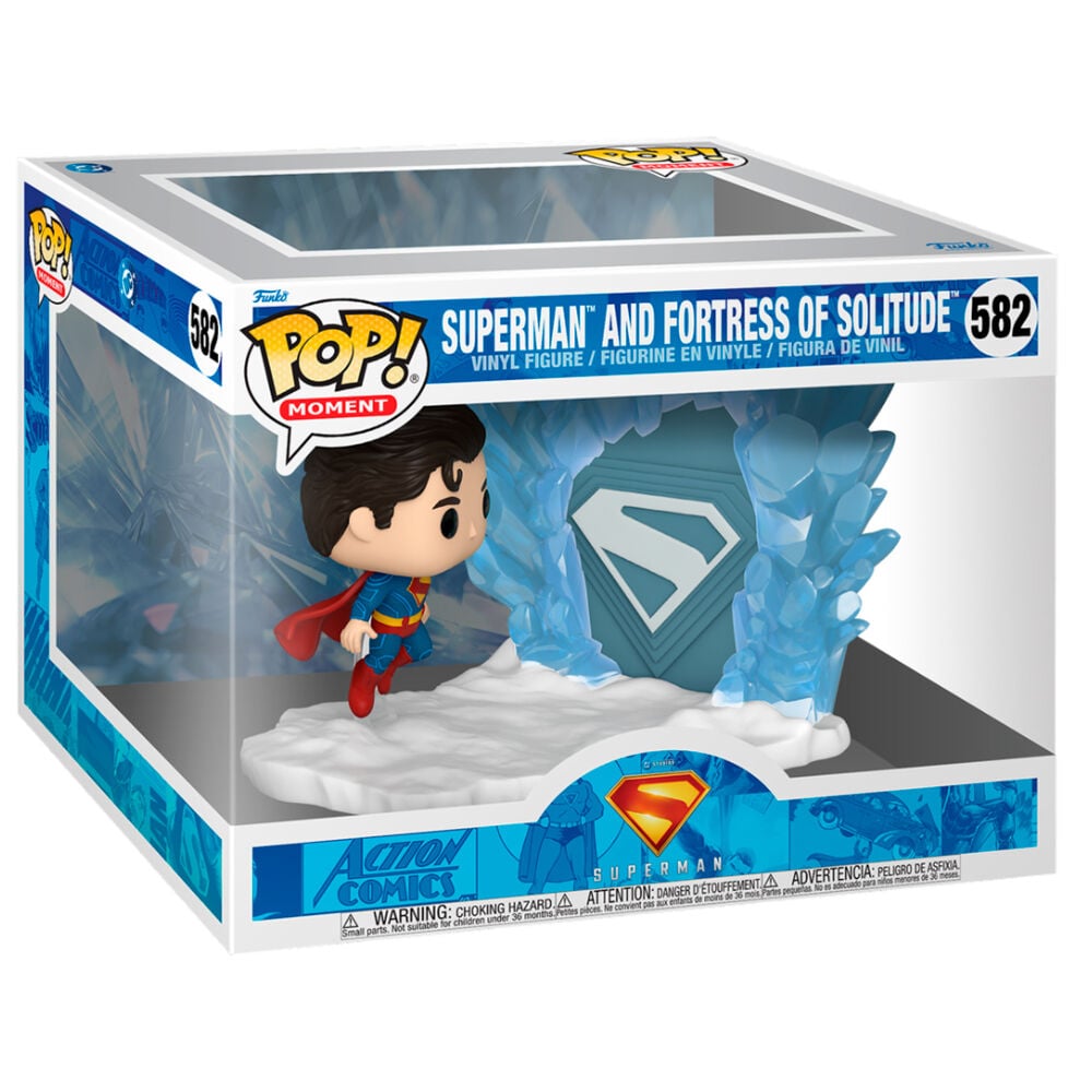Figura POP Moment DC Comics Superman - Superman and Fortress of Solitude - imagen 2