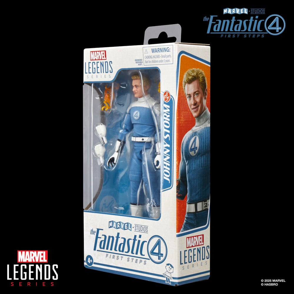 Figura Johnny Storm Los 4 Fantasticos Marvel 15cm - imagen 12