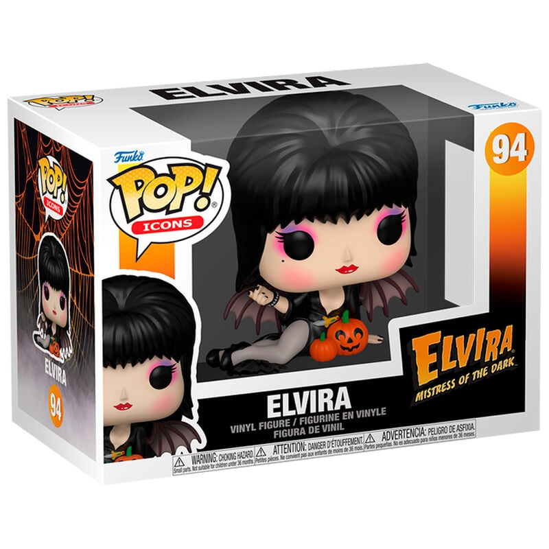 Figura POP Elvira Mistress of the Dark Elvira with Pumpkins - imagen 2