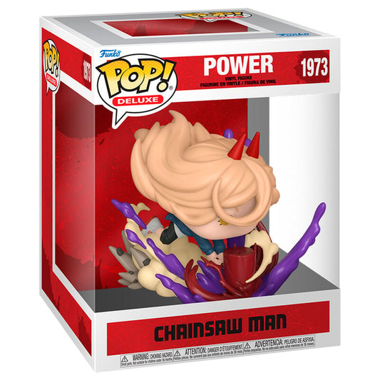 Figura POP Deluxe Chainsaw Man Power with Blood Hammer - imagen 2