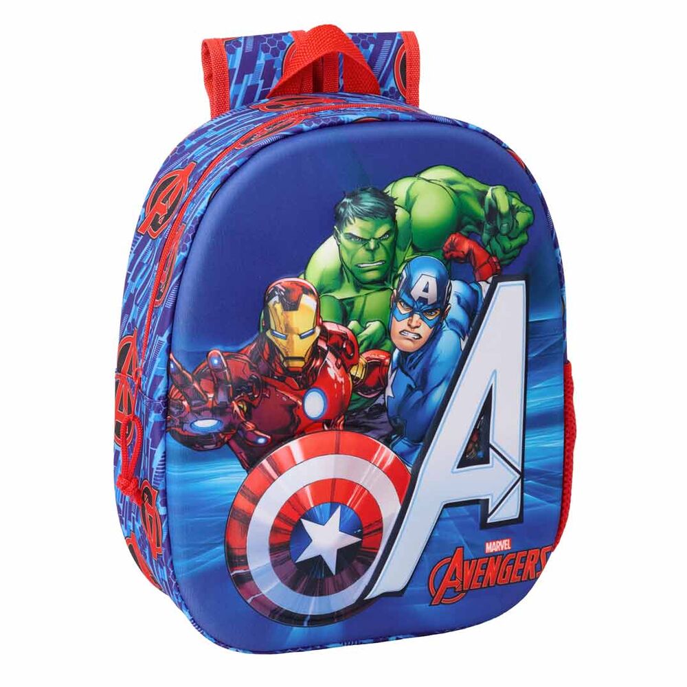 Mochila 3D Los Vengadores Avengers Marvel 33cm - imagen 3