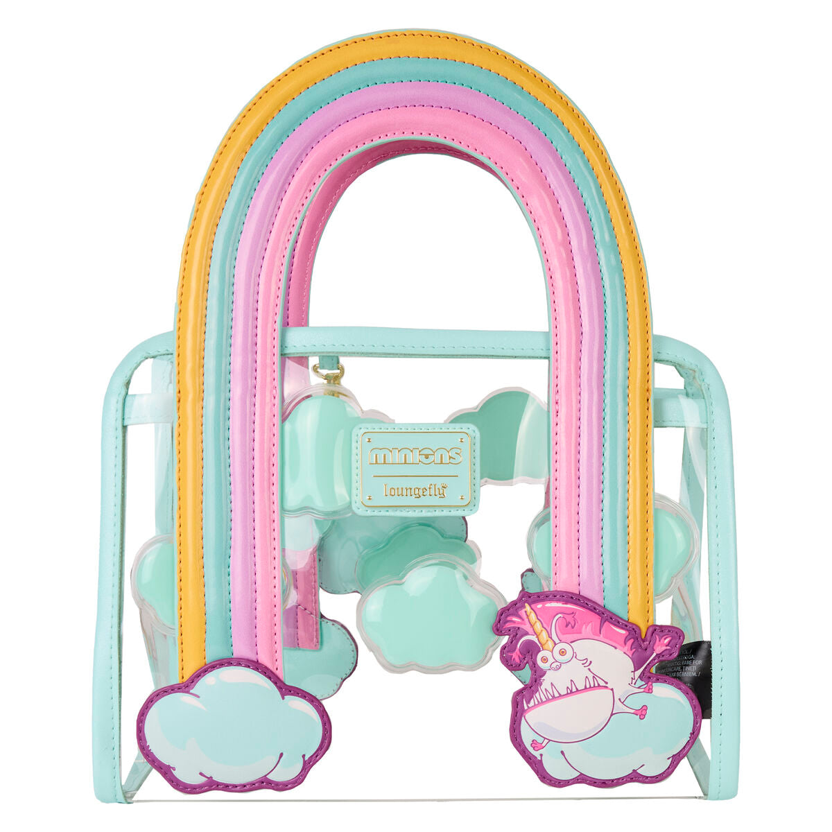 Bolso bandolera Fluffy Unicorn Minions Loungefly