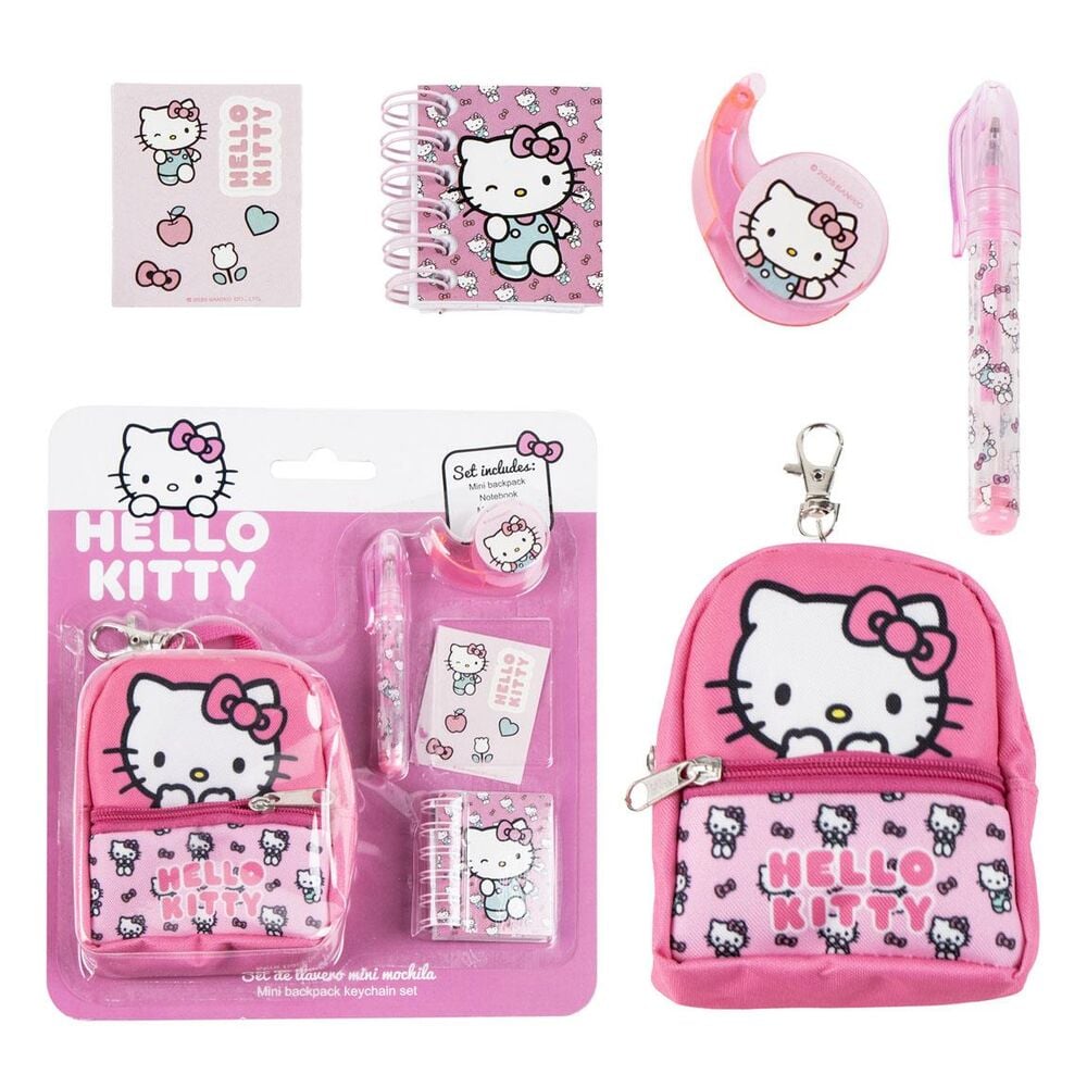 Set papeleria Mini Mochila Hello Kitty - imagen 5