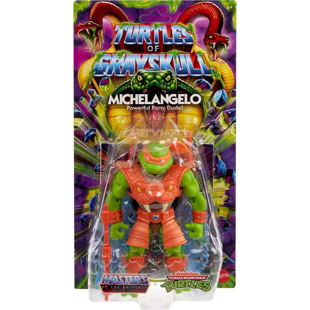 Figura Michelangelo Turtles of Grayskull Masters of the Universe 14cm
