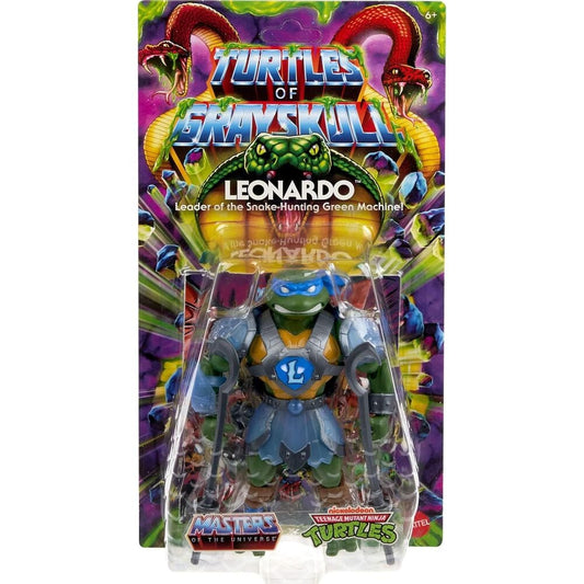 Figura Leonardo Turtles of Grayskull Masters of the Universe 14cm - imagen 4