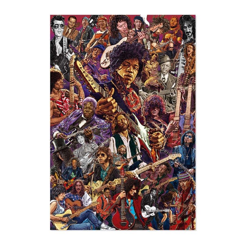 Poster Guitarristas Legendarios