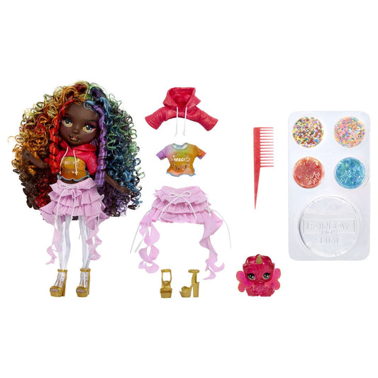 Muñeca Iris Feature Fantasy Rainbow Shimmers Rainbow High - imagen 2
