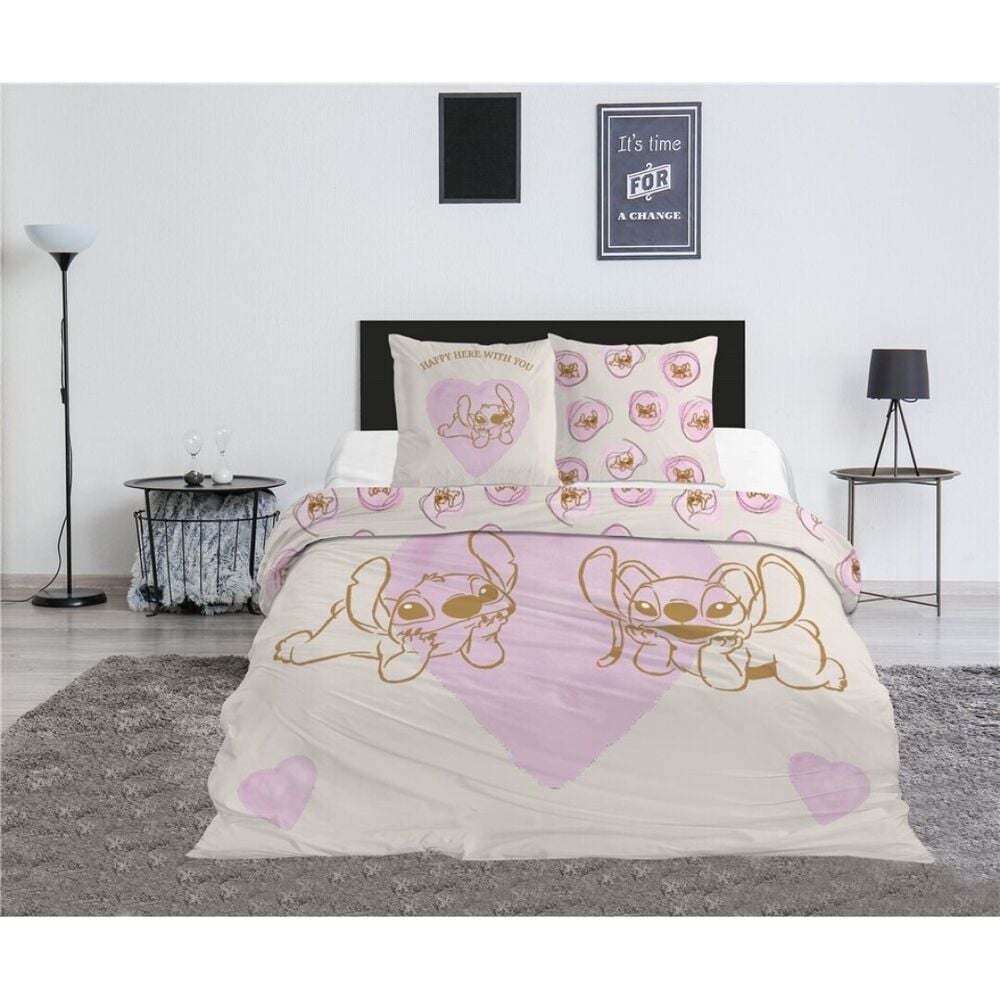 Funda nordica Stitch & Angel Disney cama 135cm policotton - imagen 2