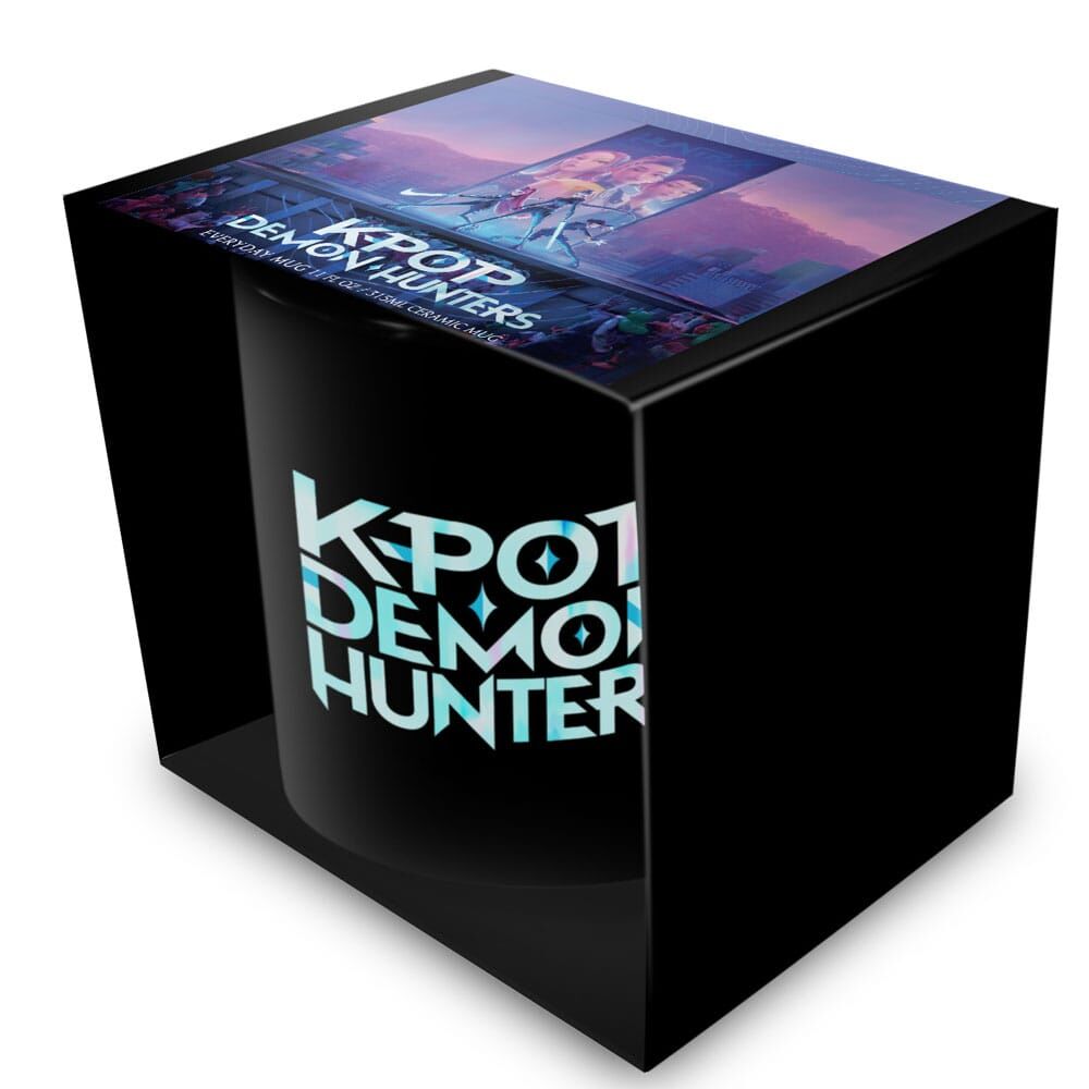 Taza Logo KPop Demon Hunters 325ml