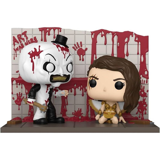 Figura POP Moments Terrifier Art vs Sienna Exclusive - imagen 2