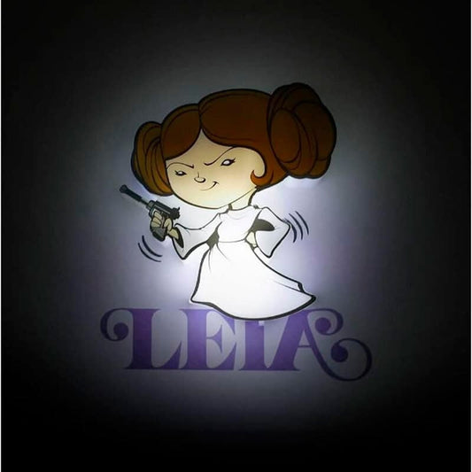 Lampara 3D Light FX mini Leia Star Wars