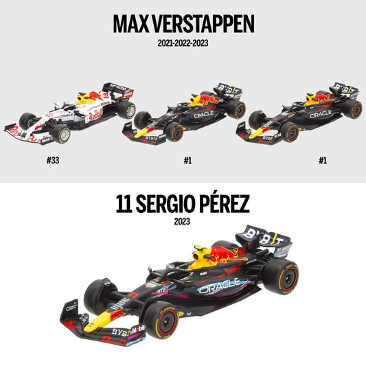 Blister 4 coches F1 Red Bull metal - imagen 2