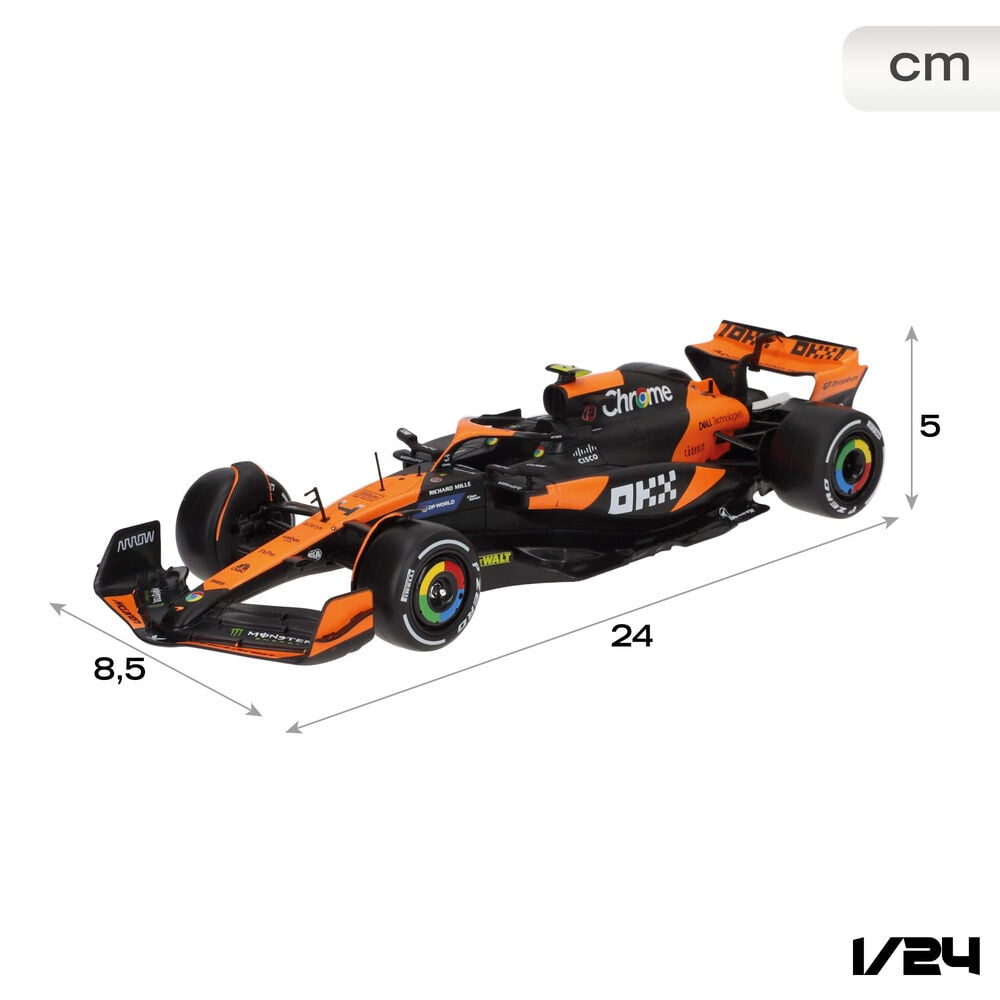 Coche Mclaren Norris MCL38 F1 metal - imagen 4