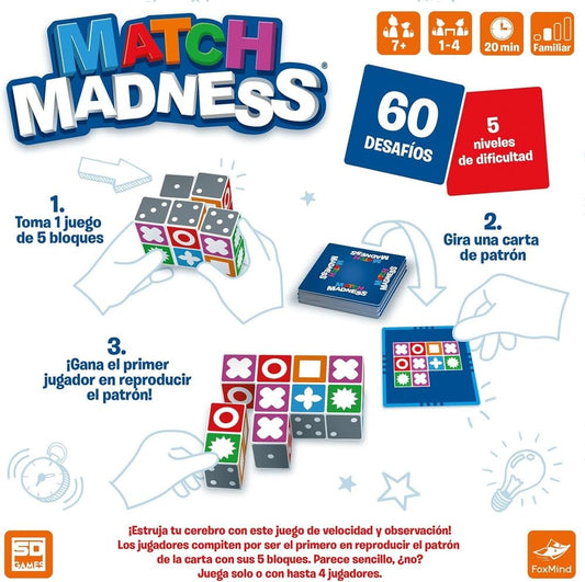 Juego de mesa Match Madness español - imagen 2