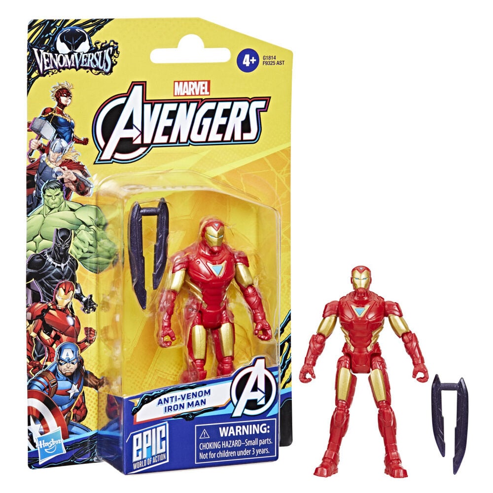 Figura Iron Man Anti- Venom Los Vengadores Avengers Marvel 10cm - imagen 4