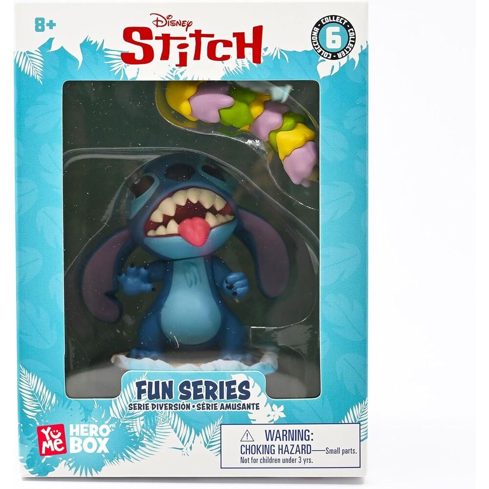 Figura Stitch Gloton Hero Box Stitch Disney 8cm - imagen 2
