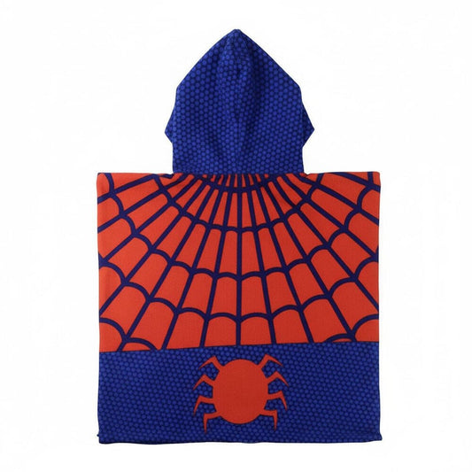 Poncho toalla Spiderman Marvel microfibra - imagen 2