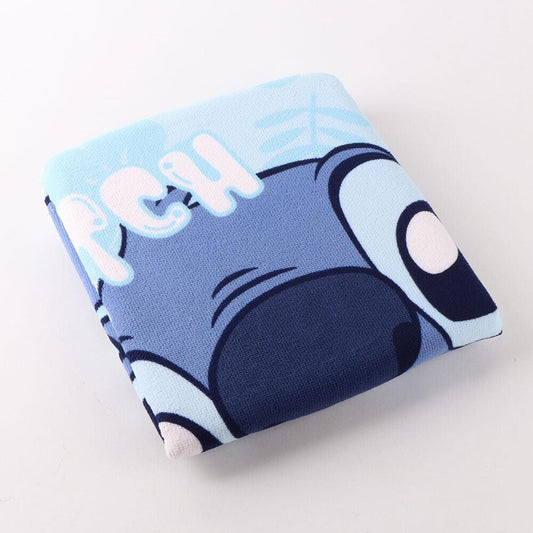 Poncho toalla Stitch Disney microfibra - imagen 2