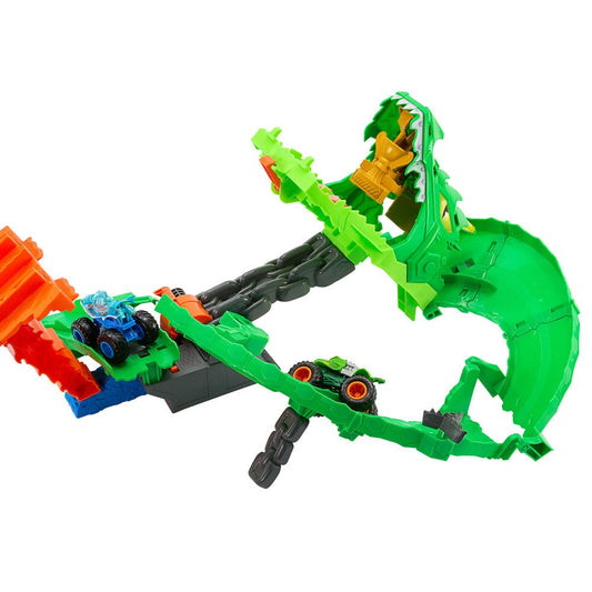 Pista Dragon Destruction Monster Trucks Hot Wheels - imagen 2