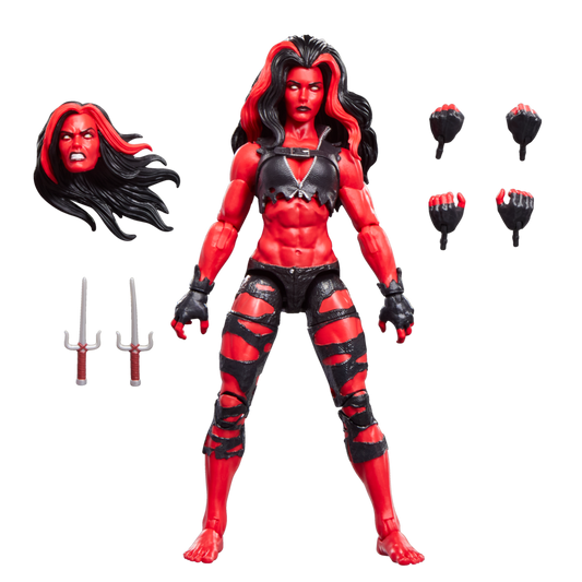 Figura Hulka Roja She-Hulk Marvel Legends 15cm