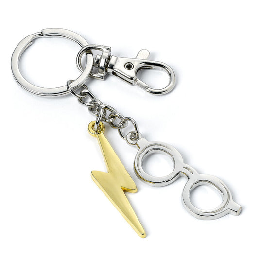 Llavero Lightning Bolt & Glasses Harry Potter