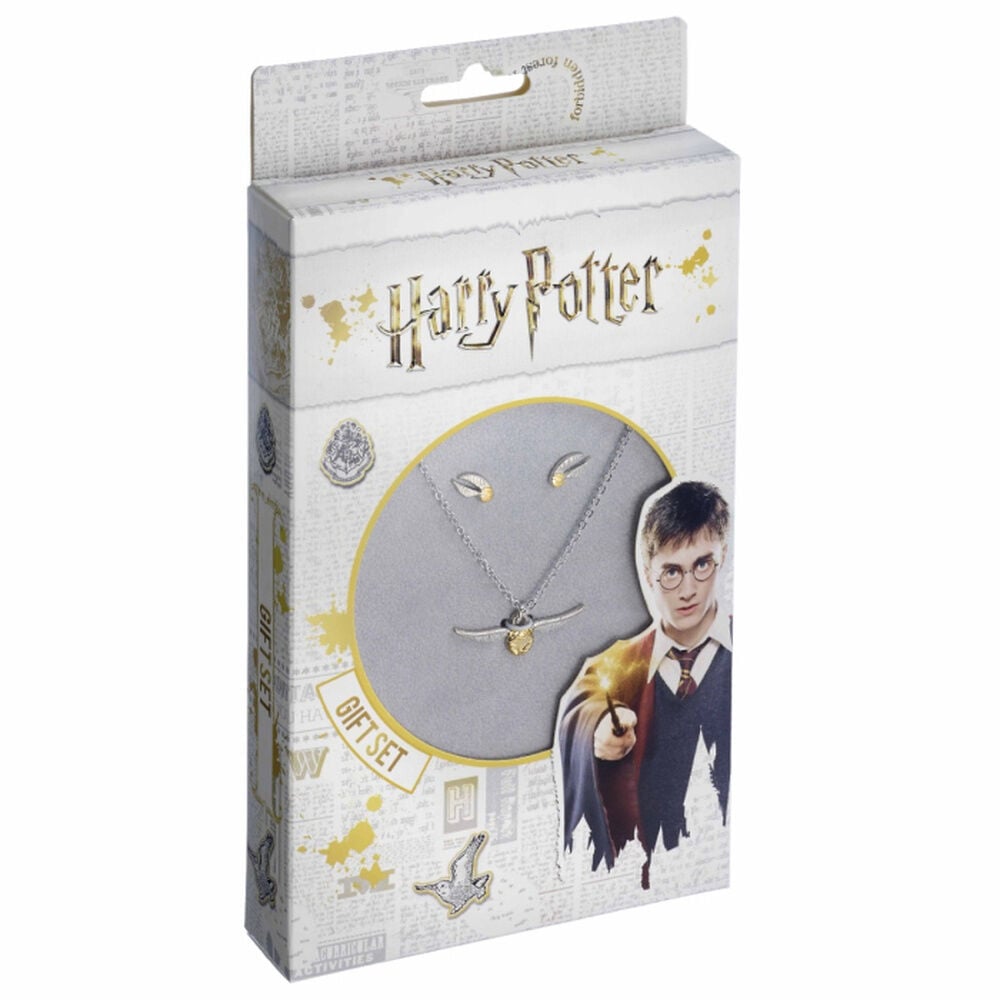 Set colgante + pendientes Golden Snitch Harry Potter - imagen 4