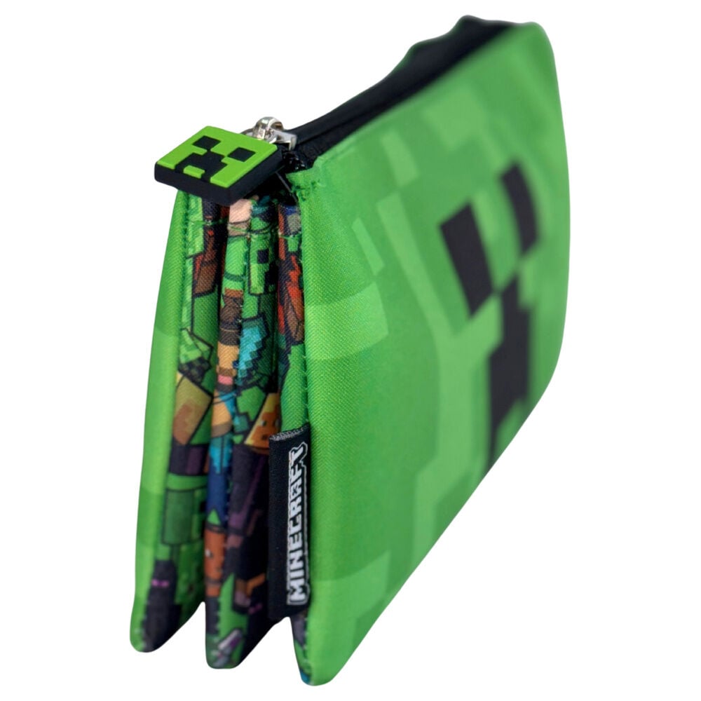 Bolsa cremallera Face Minecraft triple - imagen 2