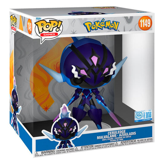 Figura POP Jumbo Pokemon Ceruledge Malvalame Azugladis Exclusive 25cm - imagen 2