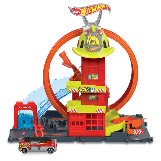 Estacion de Bomeros Hot Wheels City - imagen 2