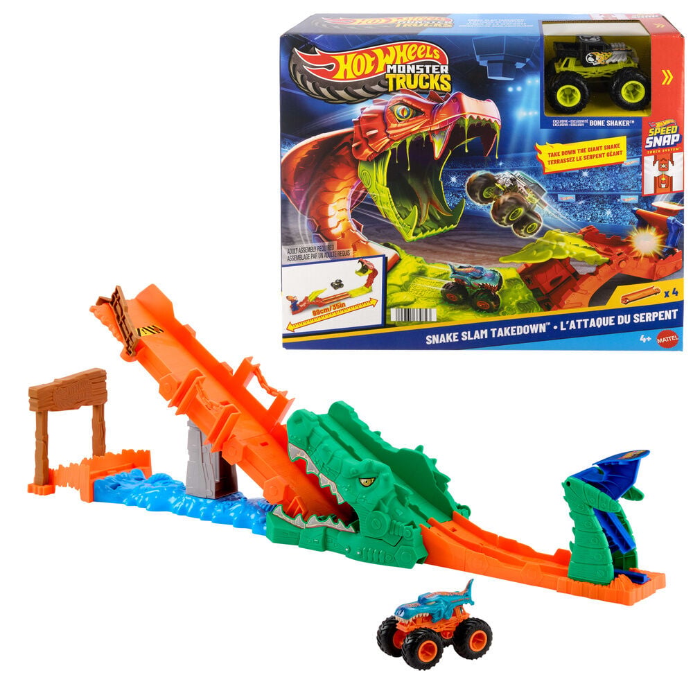 Noquea al Cocodrilo Hot Wheels Monster Trucks - imagen 5