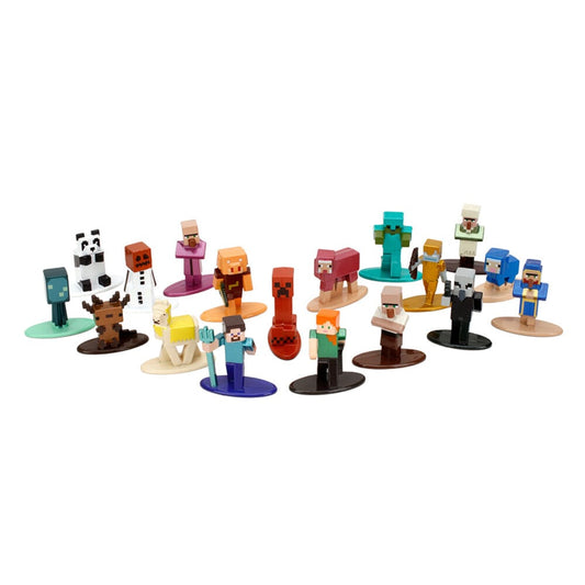 Blister 18 figuras Minecraft 4cm