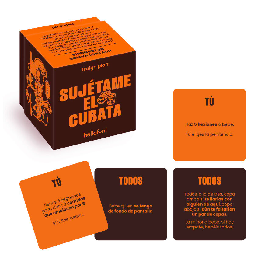 Juego Sujetame el Cubata español