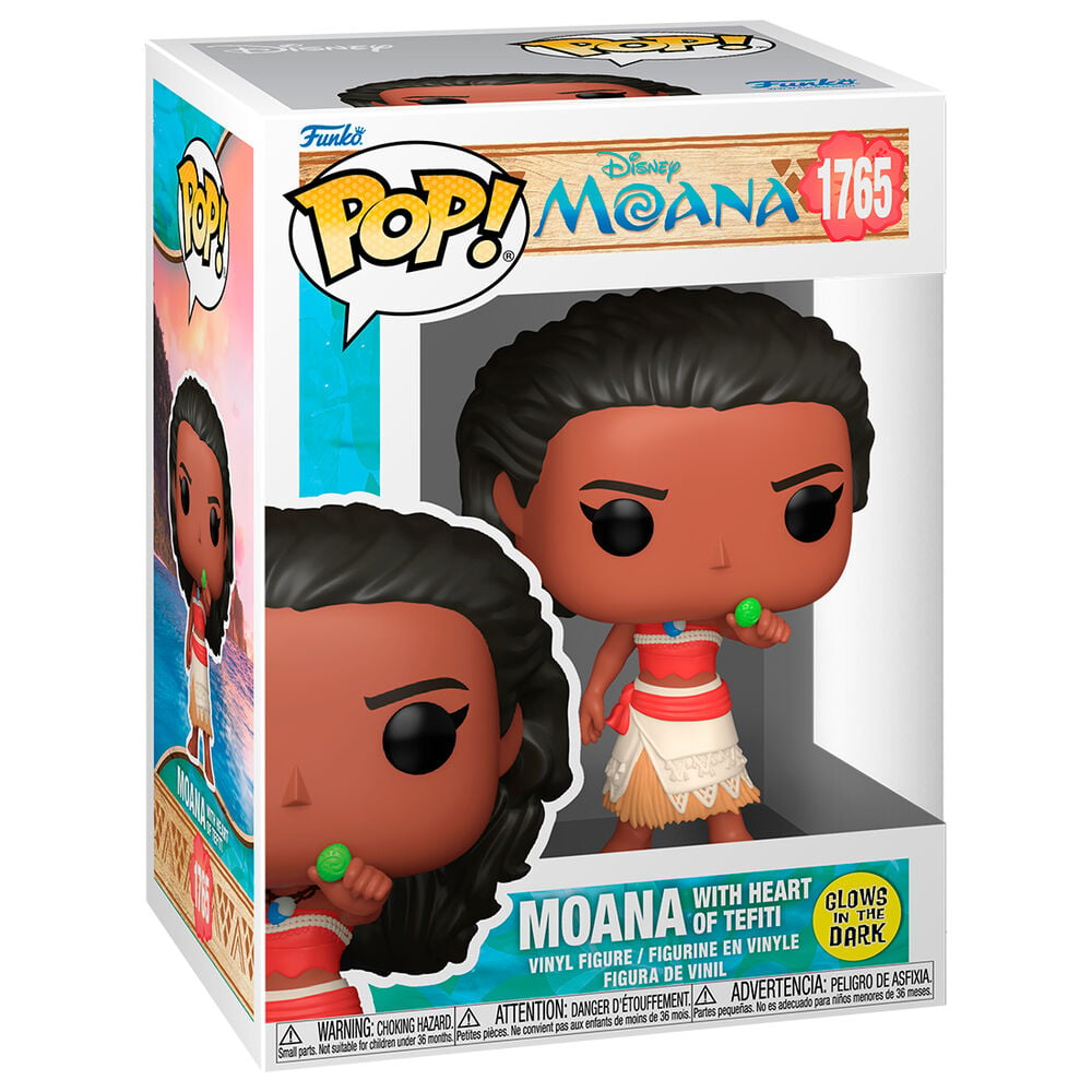 Figura POP Disney Vaiana Moana 3 Moana with Heart of Tefiti - imagen 3