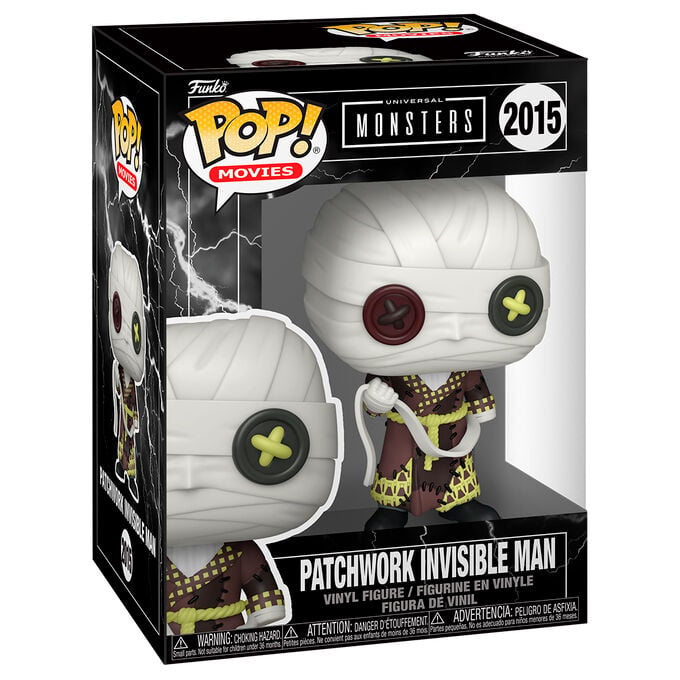 Figura POP Universal Monsters Patchwork Invisible Man - imagen 2