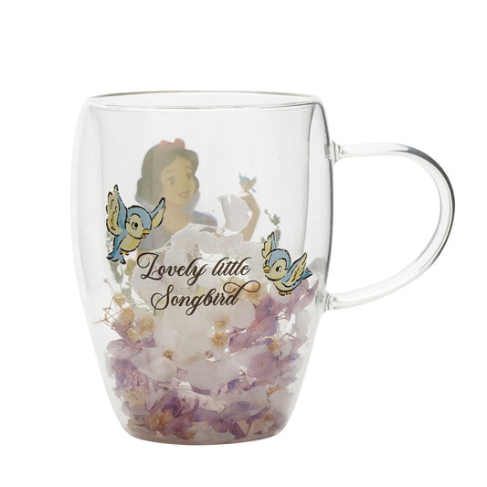 Taza cristal flores secas Blancanieves Princesas Disney - imagen 2