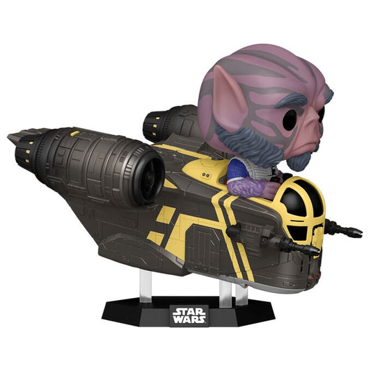 Figura POP Rides Deluxe Star Wars Mandalorian & Grogu Zeb Orrelios in the - imagen 2