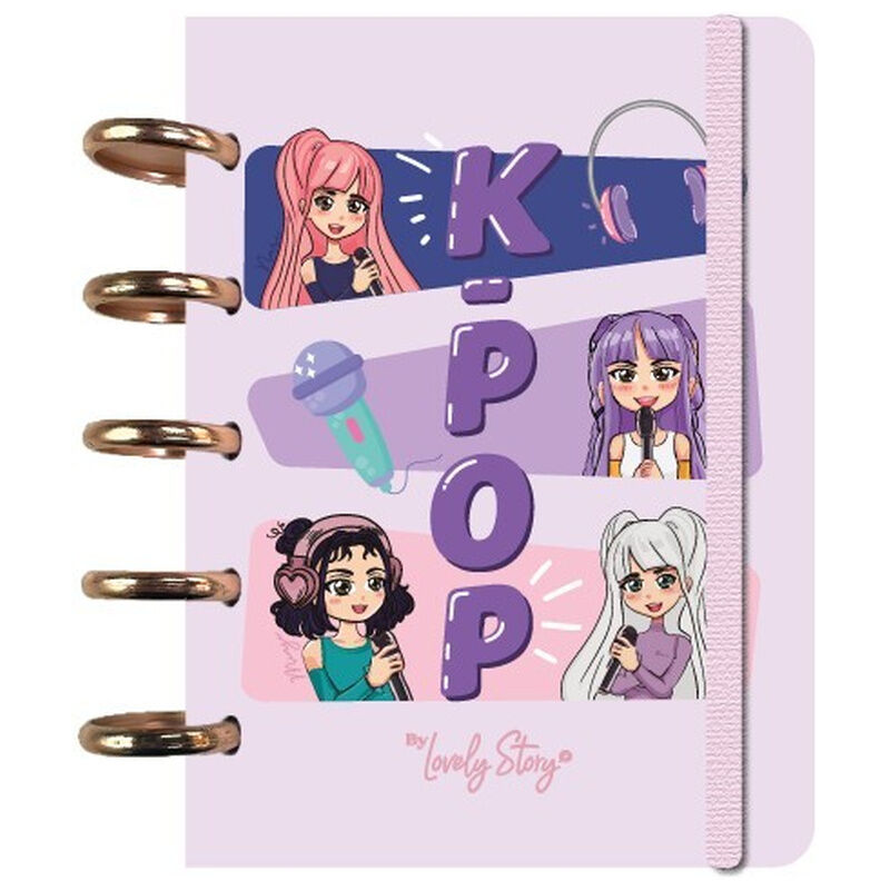Cuaderno A6 Pink KPop