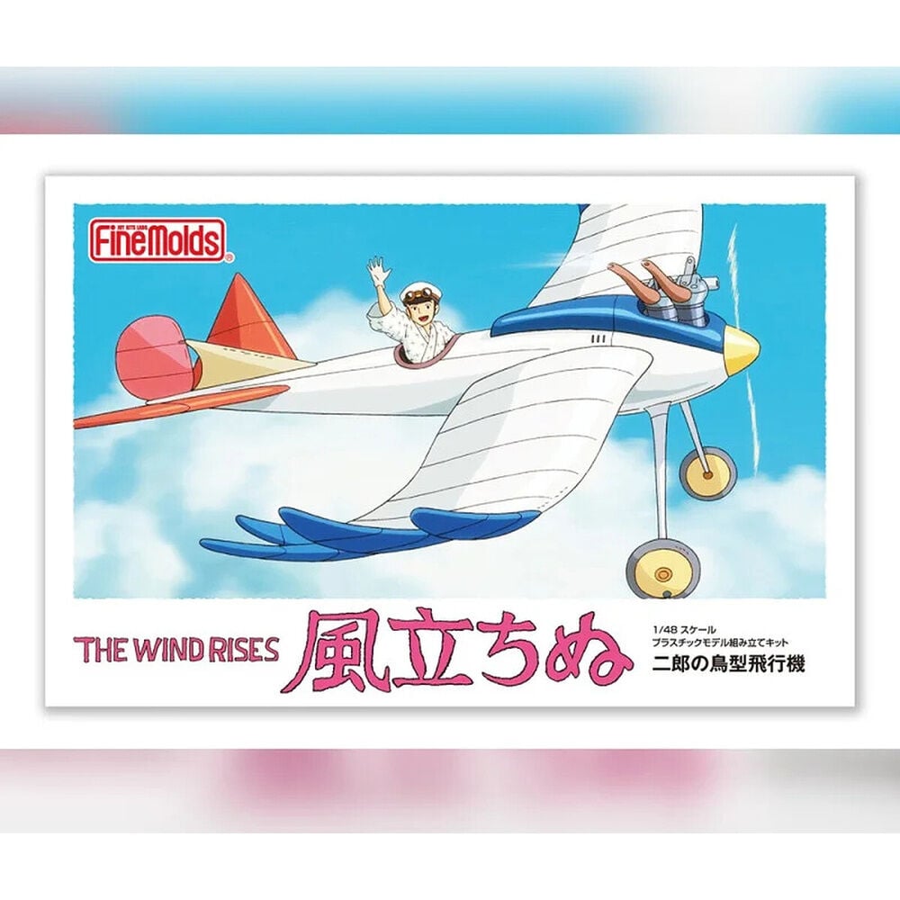 Maqueta Model Kit Jiro´s Bird Shaped Plane Airplane The Wind Rises - imagen 3
