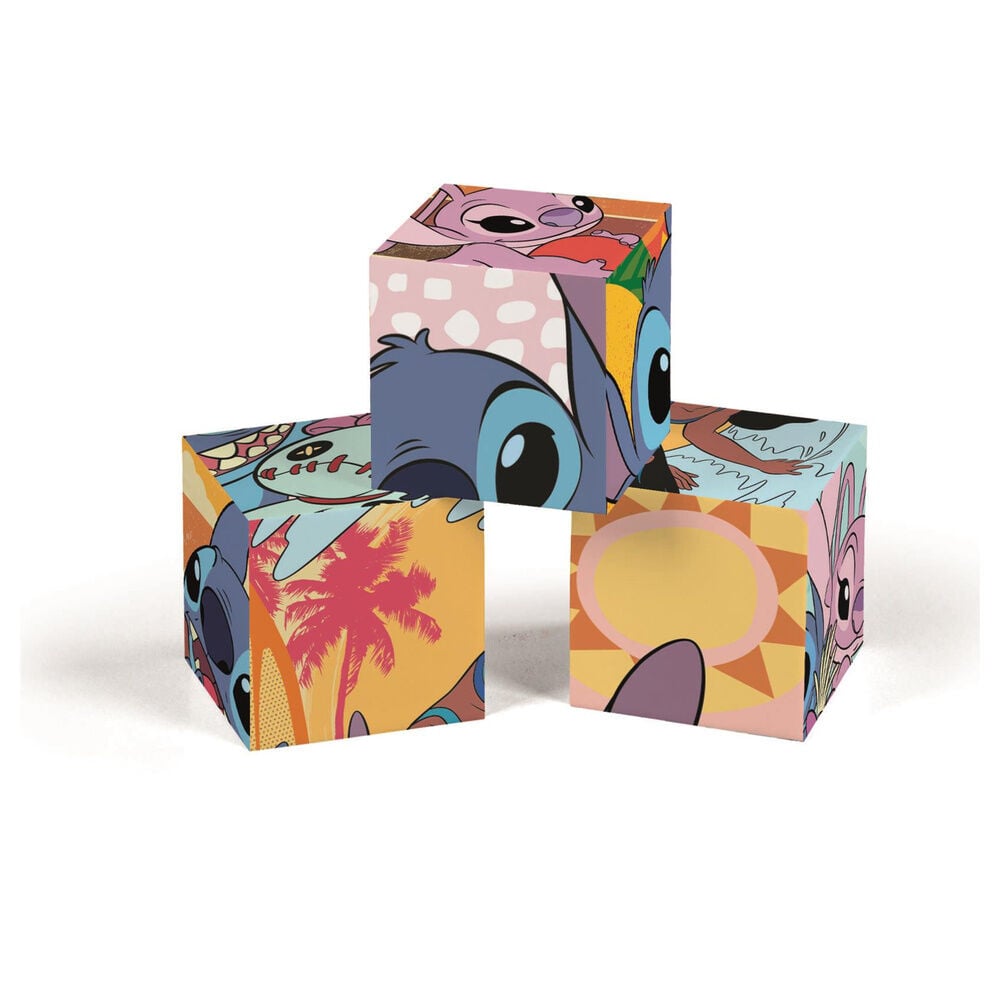 Puzzle cubo Stitch Disney 6pzs - imagen 6