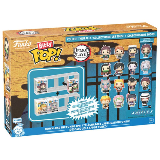 Blister 4 figuras Bitty POP Demon Slayer Tanjiro