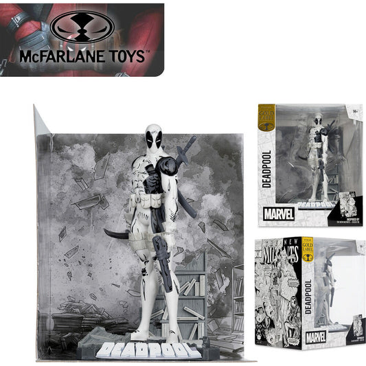 Figura Deadpool Gold Level Collection The New Mutants Marvel 25cm