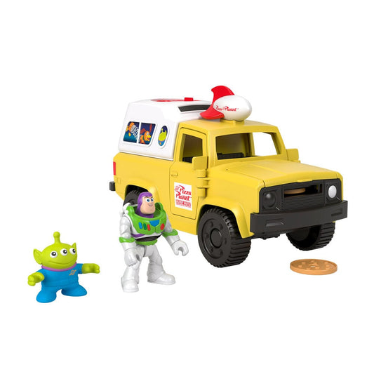 Camion Pizza Planet + figuras Buzz Lightyear y Alien Toy Story Disney Pixar - imagen 2