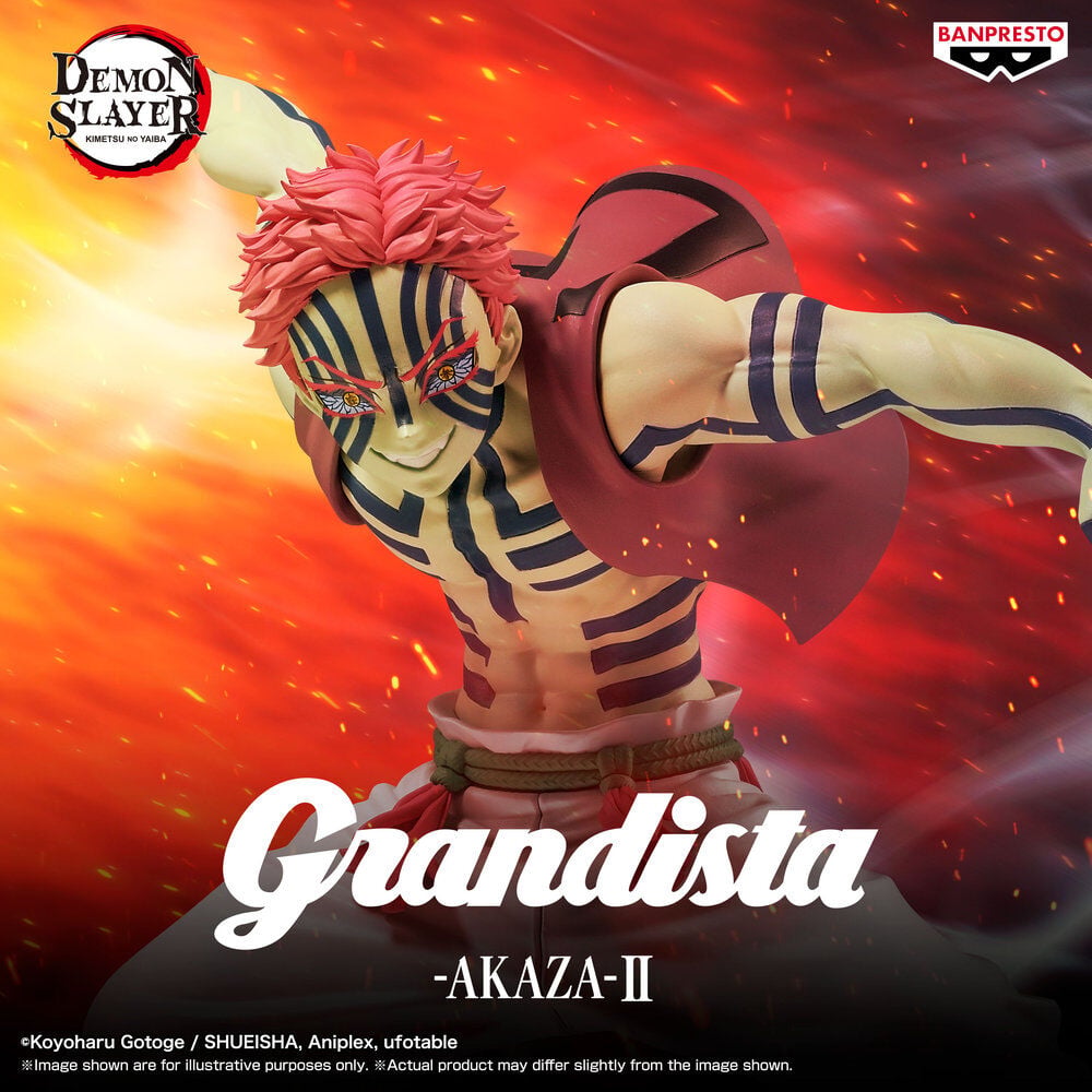 Figura Akaza II Grandista Demon Slayer Kimetsu no Yaiba 23cm