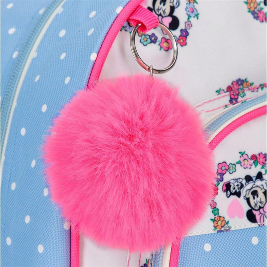 Mochila Flowers Minnie Disney 40cm adaptable - imagen 2