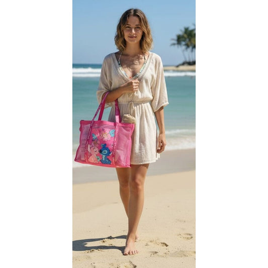Bolsa playa rejilla Angel & Stitch Disney - imagen 2